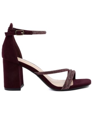 Women's Ealton Block Heel Embellished Evening Sandals