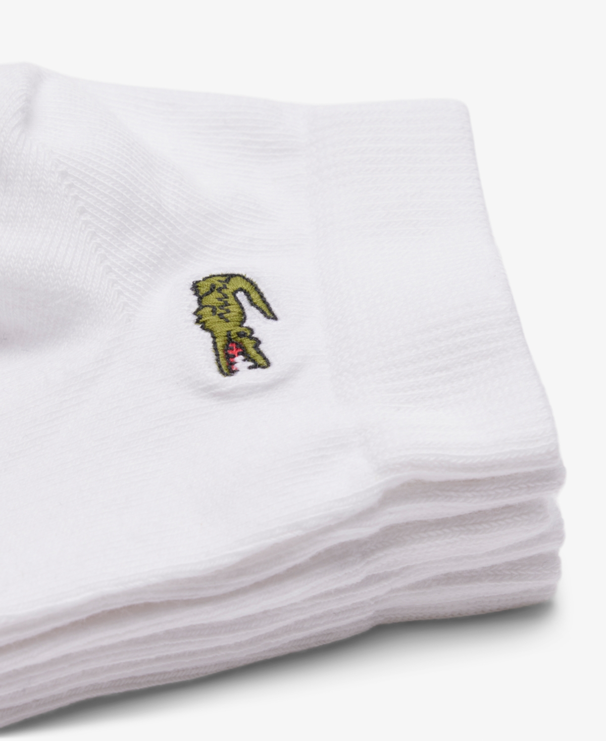 Lacoste Unisex 3-pack Ankle Socks Set In White
