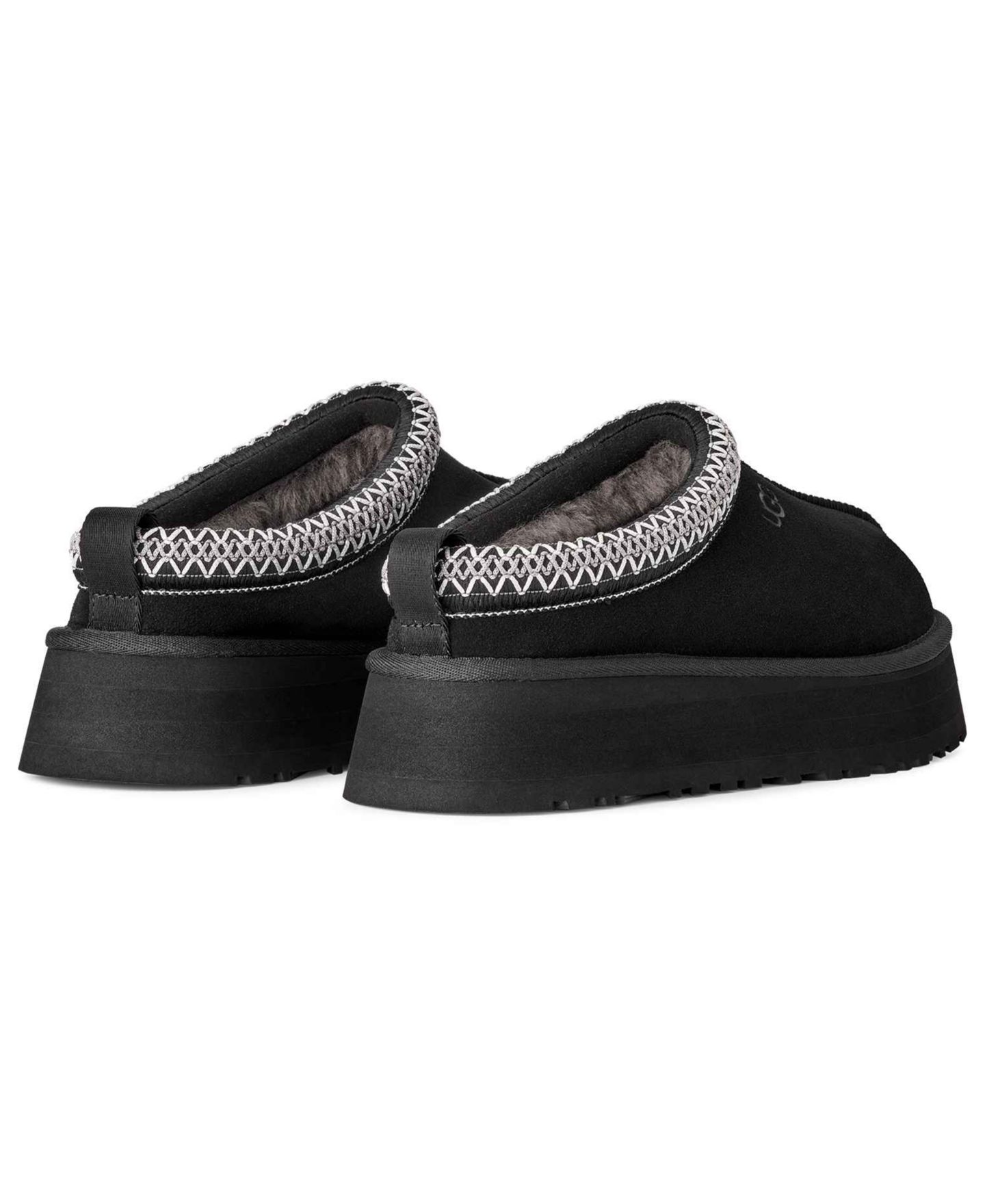 Женские сабо UGG® Tazz II Clog Slip-On Slippers, цвет: Чёрный — фото 3