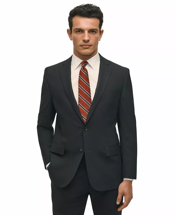 Men's Classic-Fit Stretch Wool Blend Suit Separates Jacket