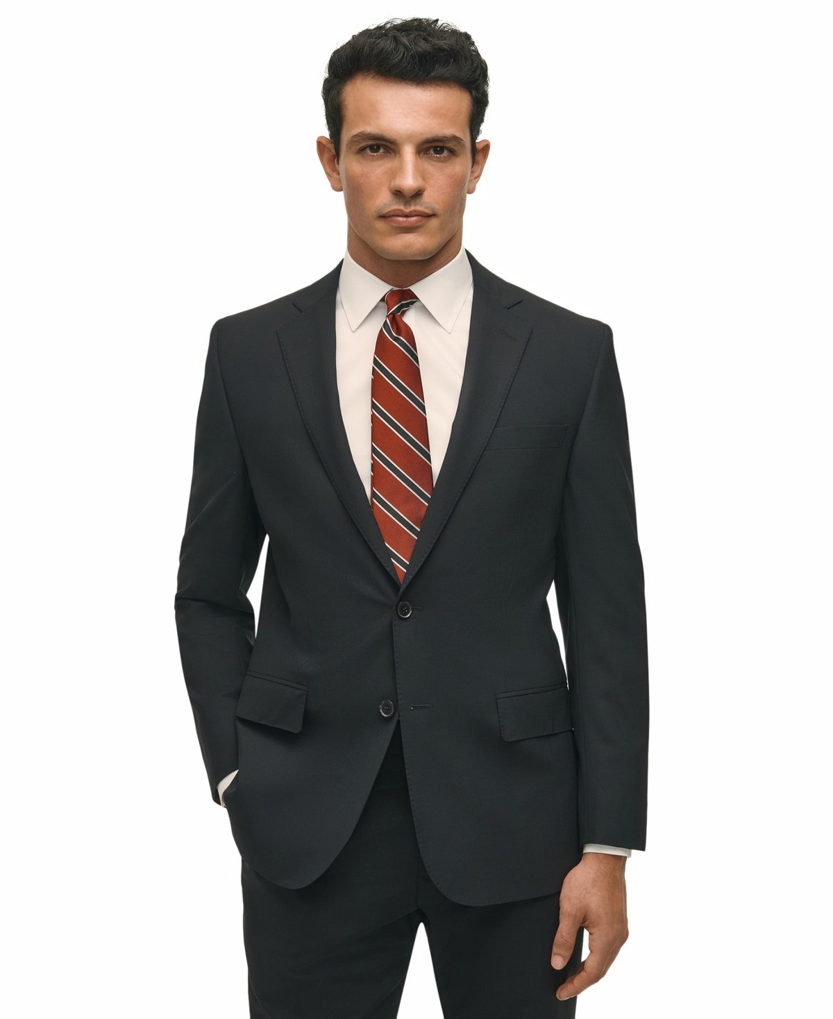 Мужские куртки B By Brooks Brothers Men's Classic-Fit Stretch Wool Blend Suit Separates Jacket — фото 1