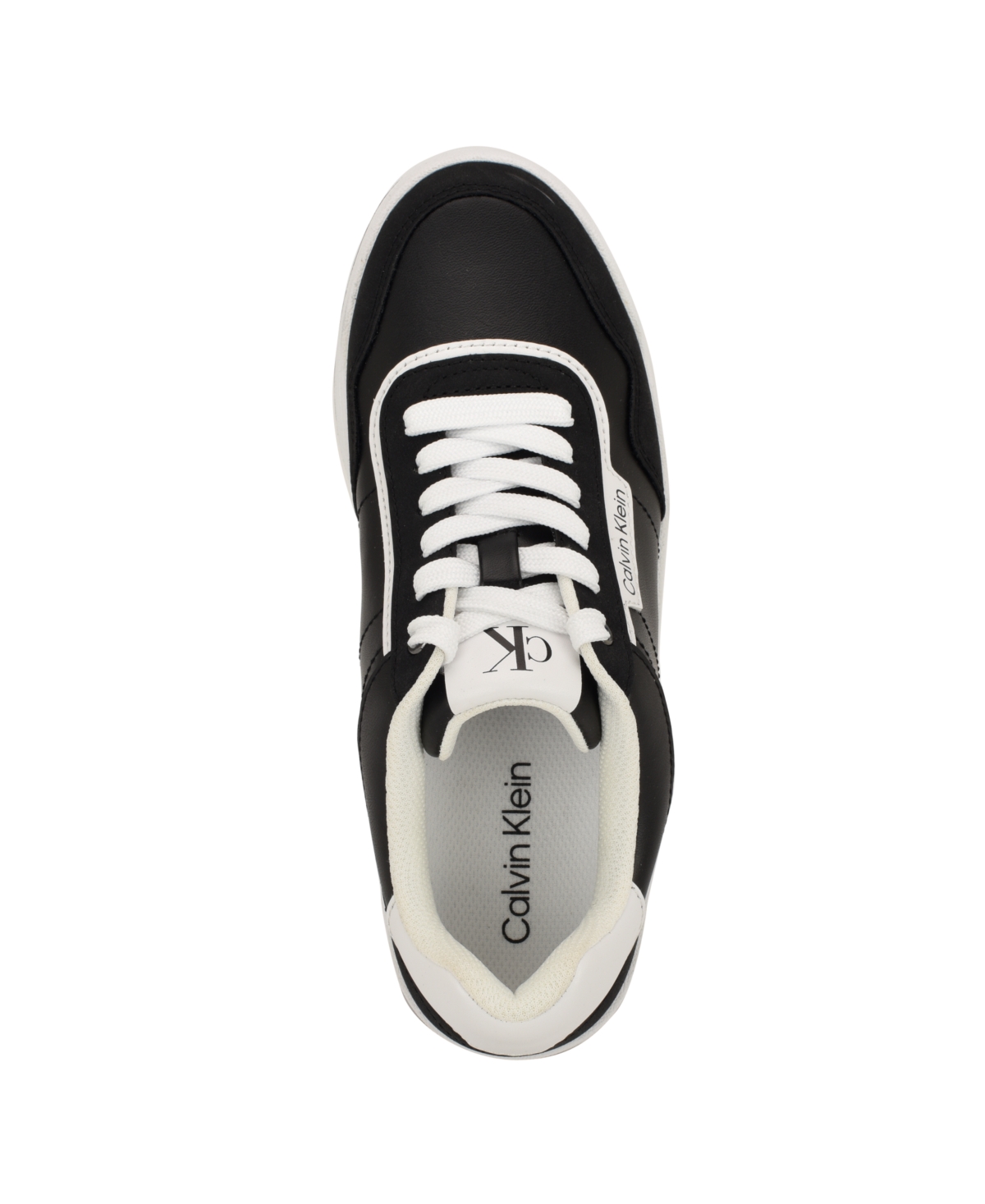 Calvin Klein Women's Adryen Lace-up Sneakers In Black
