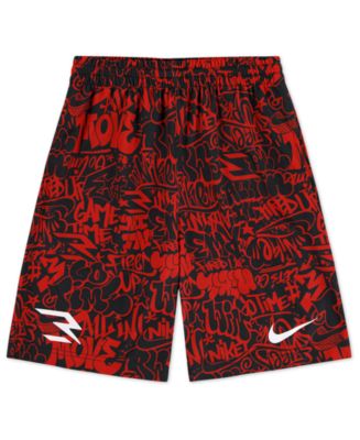 Nike 3BRAND by Russell Wilson Big Boys' Graffiti Shorts - Macy's