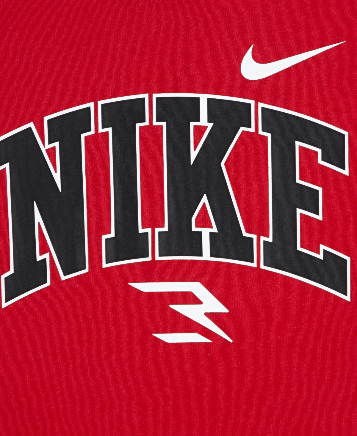 Nike 3brand By Russell Wilson Big Boys Graphic Print T-shirt In Red