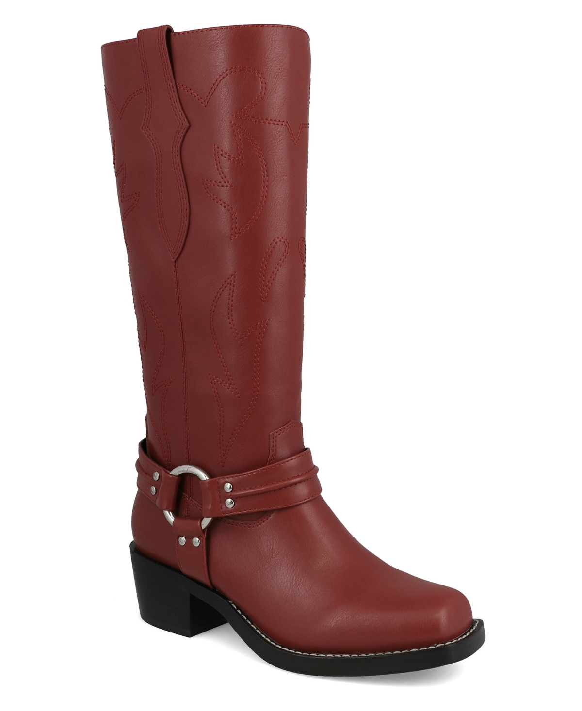 Mia Diego Harness Boot In Red