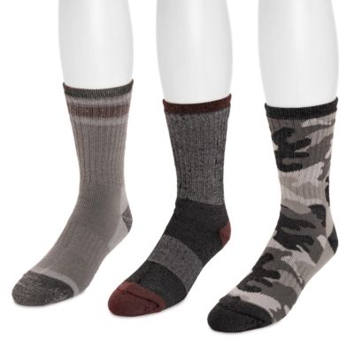 Men's Crew Hike Heat Retainer Socks (3 Pack)