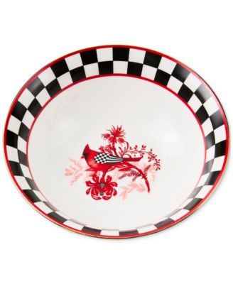 Cardinal Toile Porcelain Serving Bowl