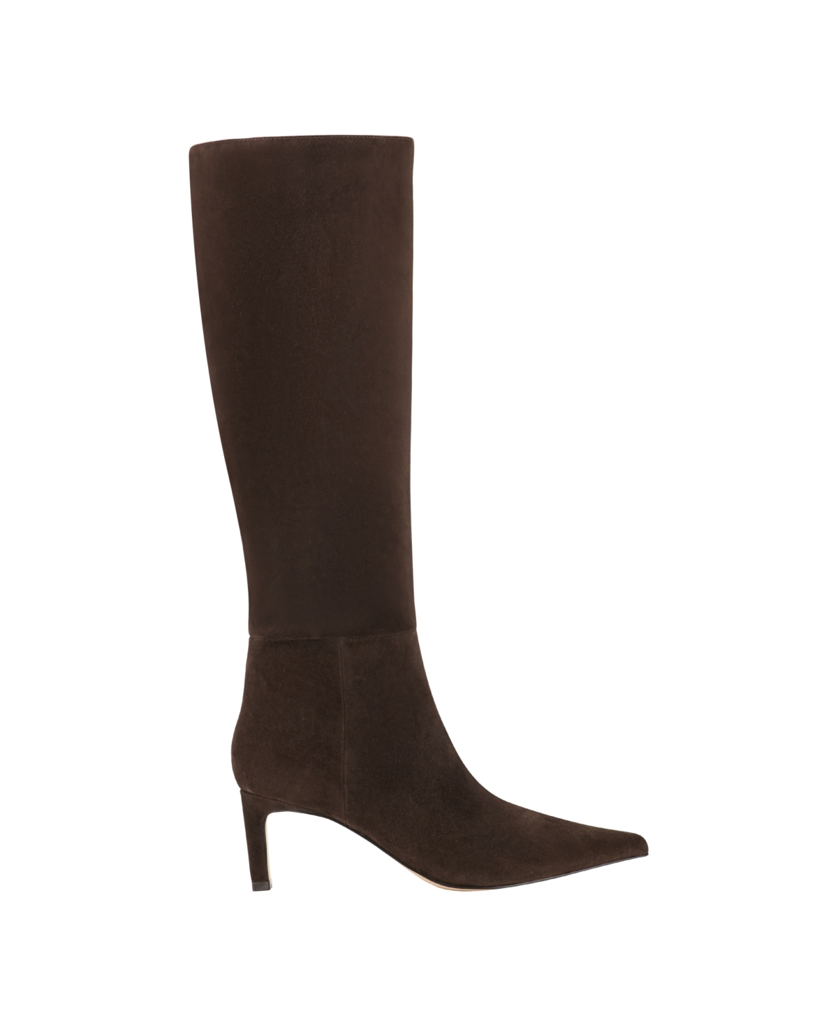 Marc Fisher Ltd Eva Pointed Toe Knee High Boot In Brown