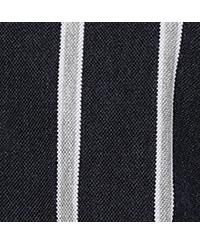 Men's Prussian Blue Contrast Halo Striped Shirt