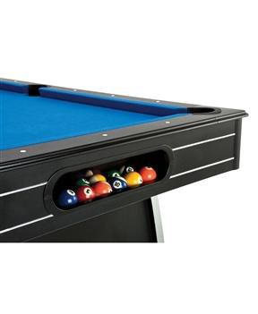 Classic Pool Table with Cue Sticks and Ball Set for Family Game Nights