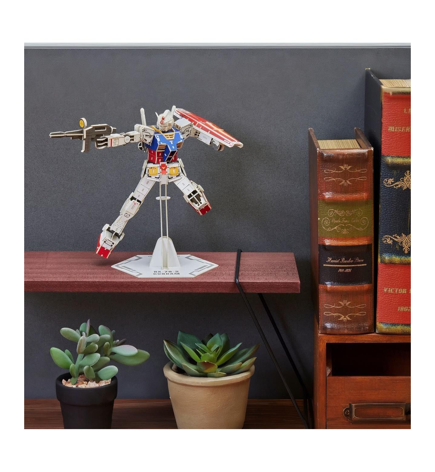 Детские конструкторы Flash Popup Gundam The Origin Rx-78-2 373-Piece Laser-Cut Glue-Free 3D Paper Puzzle, Ages 14+ — фото 5
