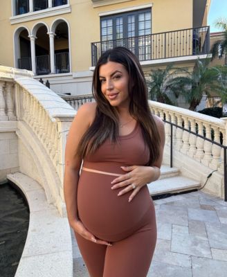 Women's High Impact Racer Back Maternity & Nursing Sports Bra with Easy-Release Breastfeeding Clips