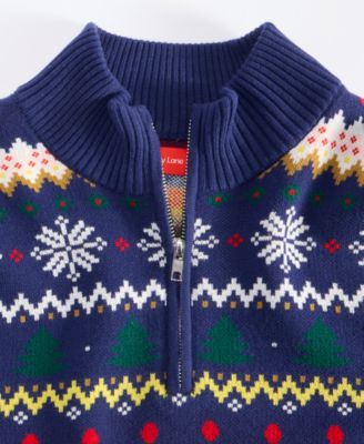 Boys Fair Isle Sweater, Macy's Exclusive