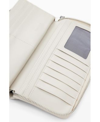 Women's Large faux leather studded wallet