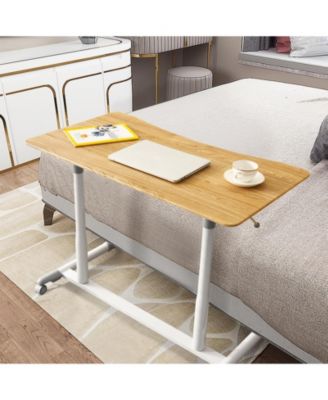 Height Adjustable Computer Desk Sit to Stand Rolling Notebook Table