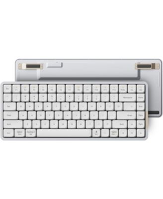 Flow84 Low Profile Mechanical Keyboard – 75% Rechargeable Wireless Keyboard, Bluetooth & Wired Connection