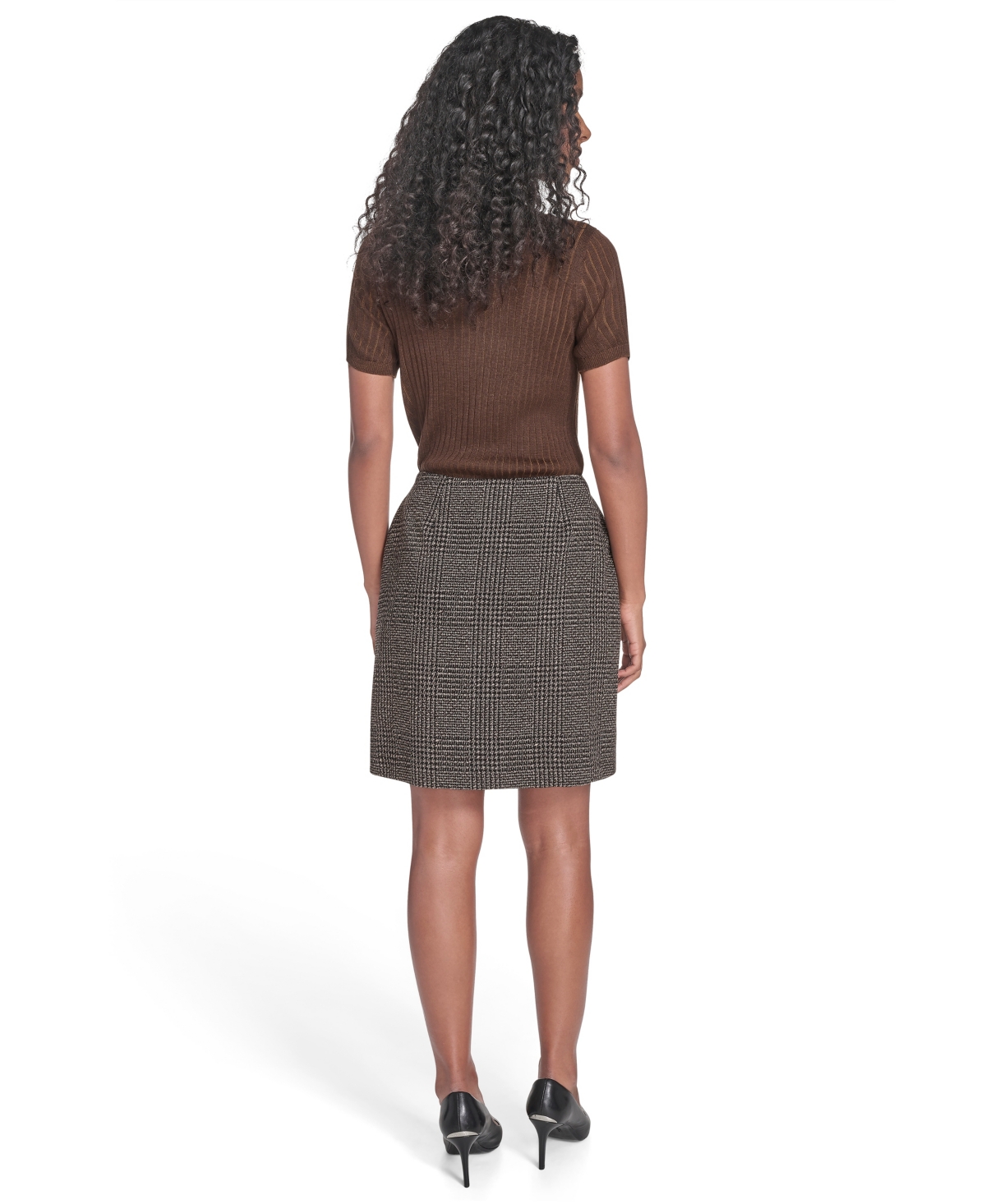 Calvin Klein Women'sâ Novelty A-line Skirt In Gray