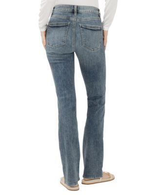 Women's Avery High Rise Curvy Fit Slim Bootcut Jeans