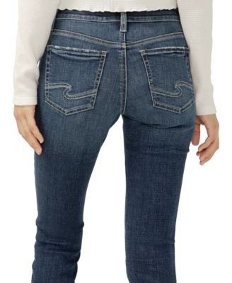 Women's Elyse Mid Rise Straight Fit Jeans