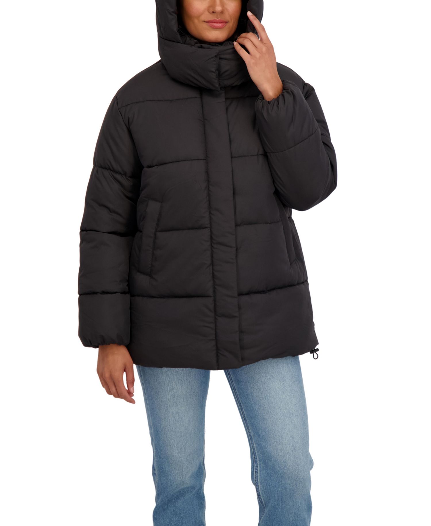 Women's Juniors' 3/4 Puffer Jacket