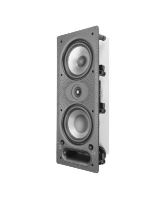 265-RT 3 Way Vanishing In Wall Speakers (4 Pack) and 255c-RT Center Channel Speaker Bundle (White)