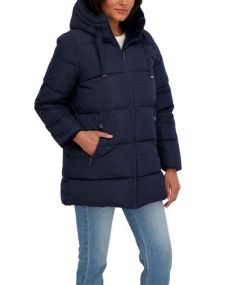 Women's 3/4 Reversible Puffer Jacket