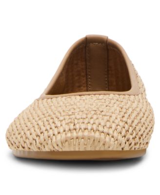 Women's Merlot Woven Ballet Flat Shoes
