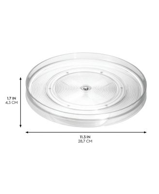 11-Inch Round Lazy Susan Organizer - Set of 2 - Clear