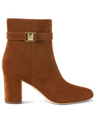 Women's Kellie Suede Heel Booties 