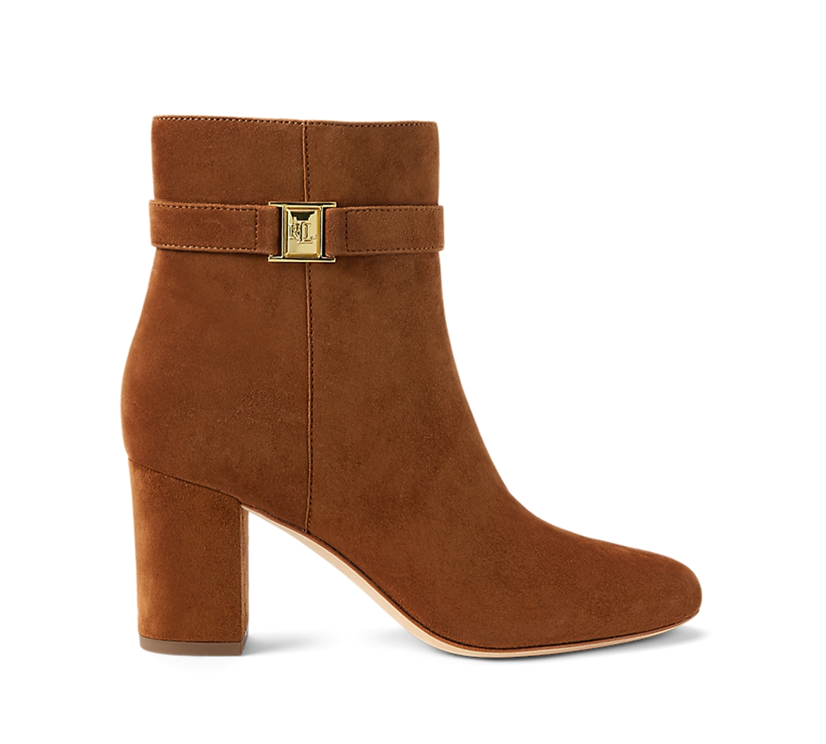 Ralph Lauren Women's Kellie Suede Heel Booties In Multi