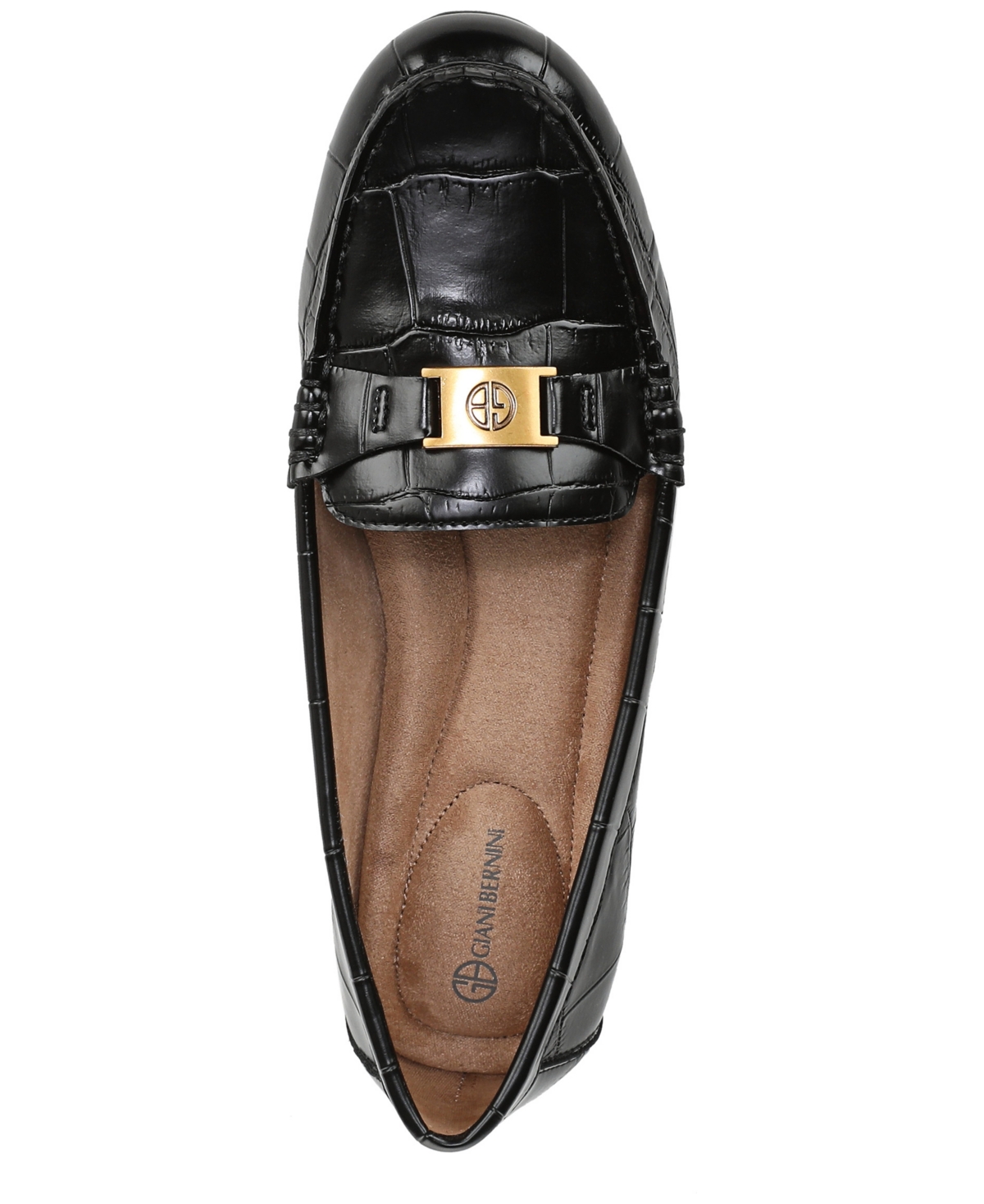 Giani Bernini Women's Dailyn Memory Foam Slip On Loafers, Created For Macy's In Black
