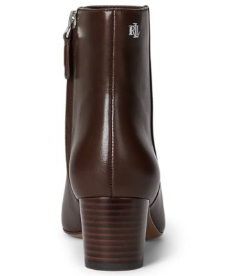 Women's Demi Burnished Leather Booties