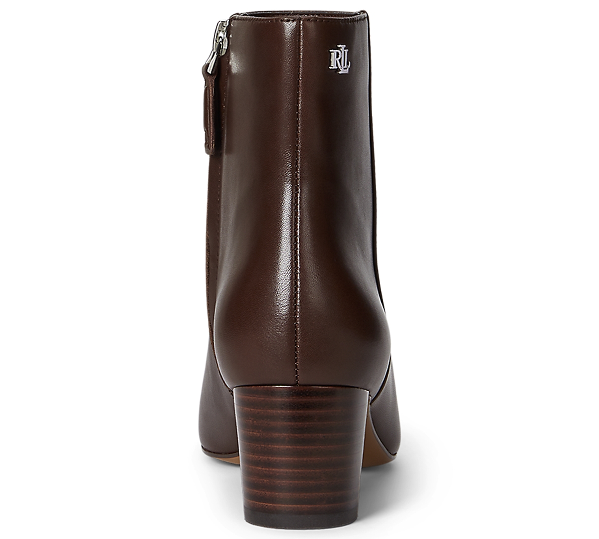 Ralph Lauren Women's Demi Burnished Leather Booties In Brown