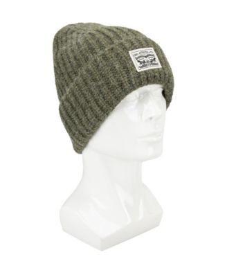 Men's Heathered Rib Knit Fashion Beanie