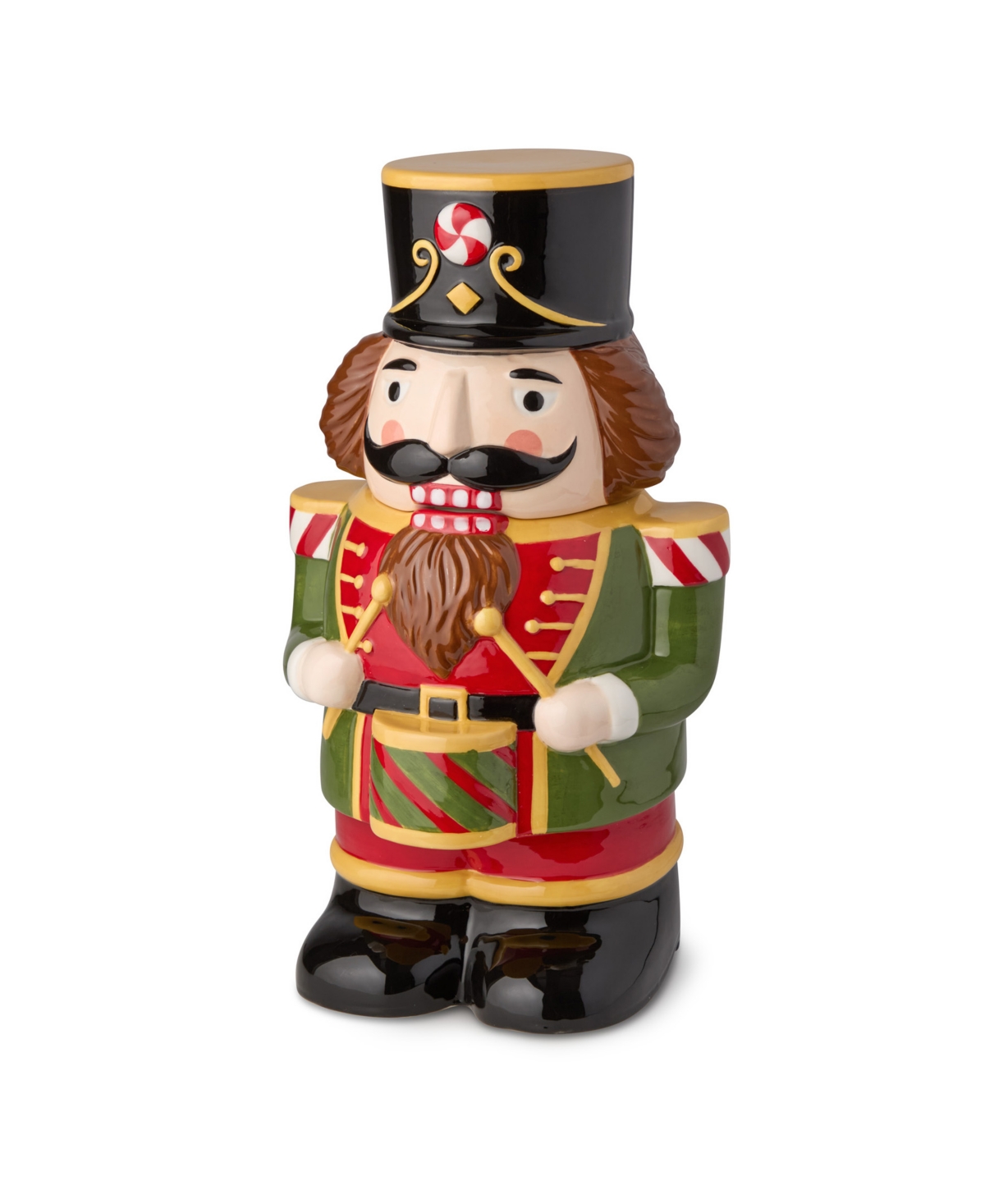 Certified International Nutcracker Parade 3d Nutcracker Cookie Jar In Multi