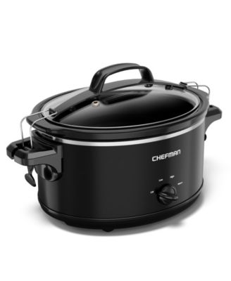 Easy-Set 6 Quart Digital Slow Cooker with Locking Lid