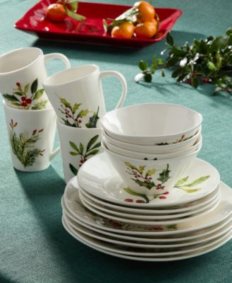 Holly Vines 16-Pc. Dinnerware Set, Service for 4