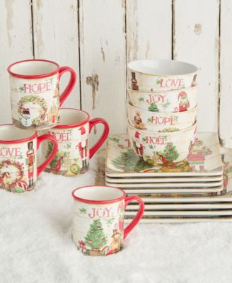 Nutcracker Parade 16-Pc. Dinnerware Set, Service for 4