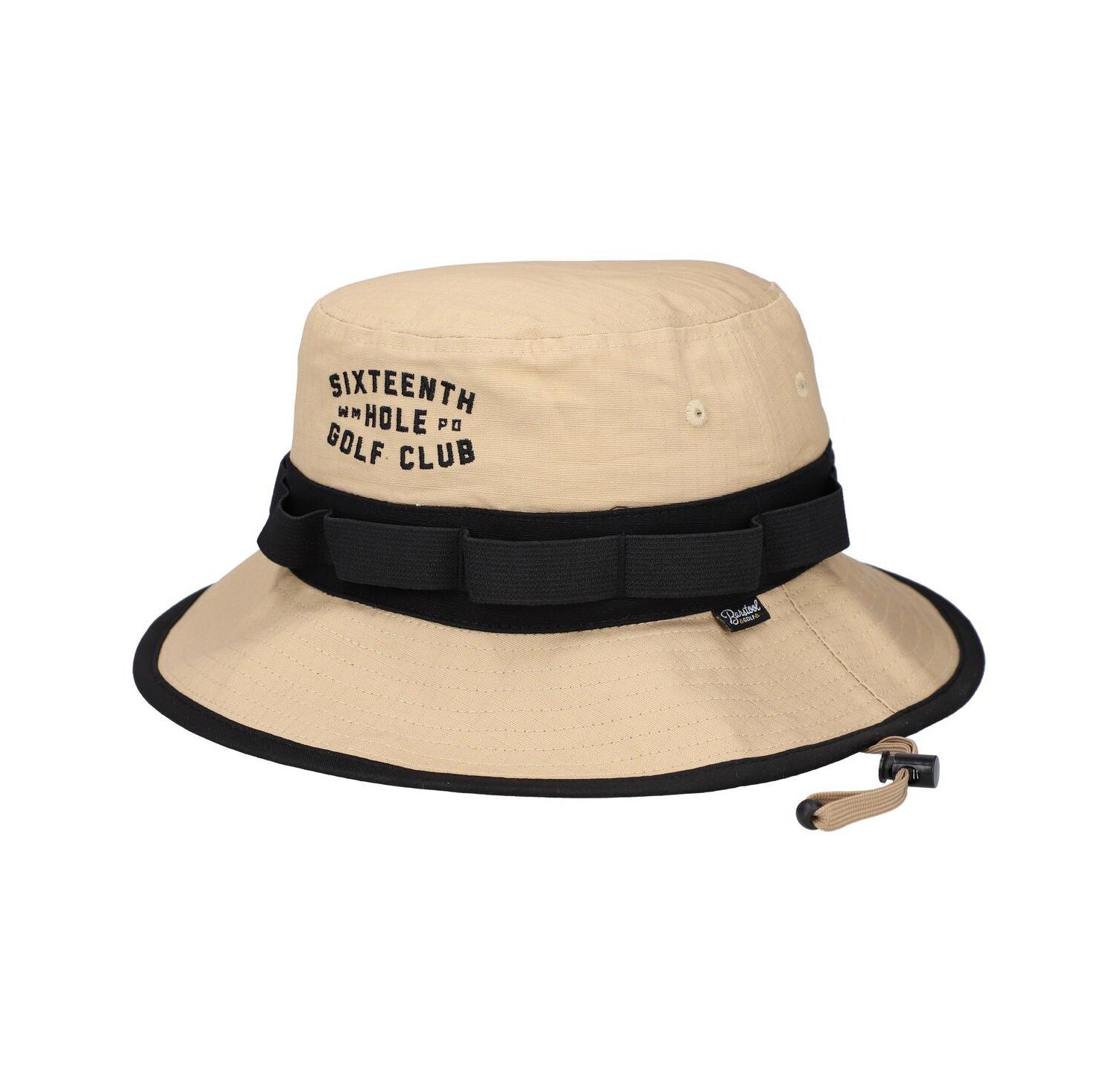 Men's Tan WM Phoenix Open Sixteenth Hole Golf Club Military Bucket Hat