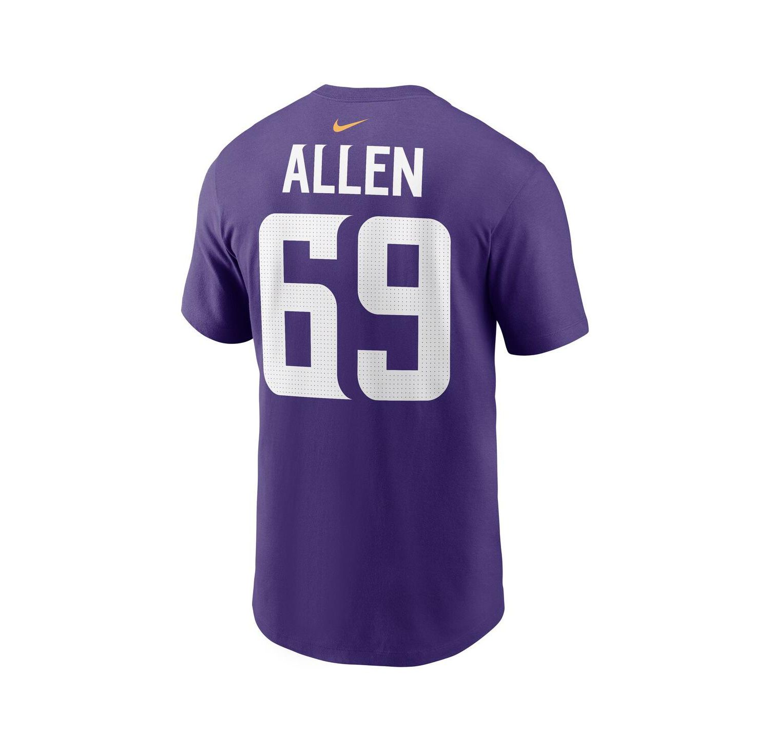 Men's Jared Allen Purple Minnesota Vikings Retired Player Name & Number T-Shirt