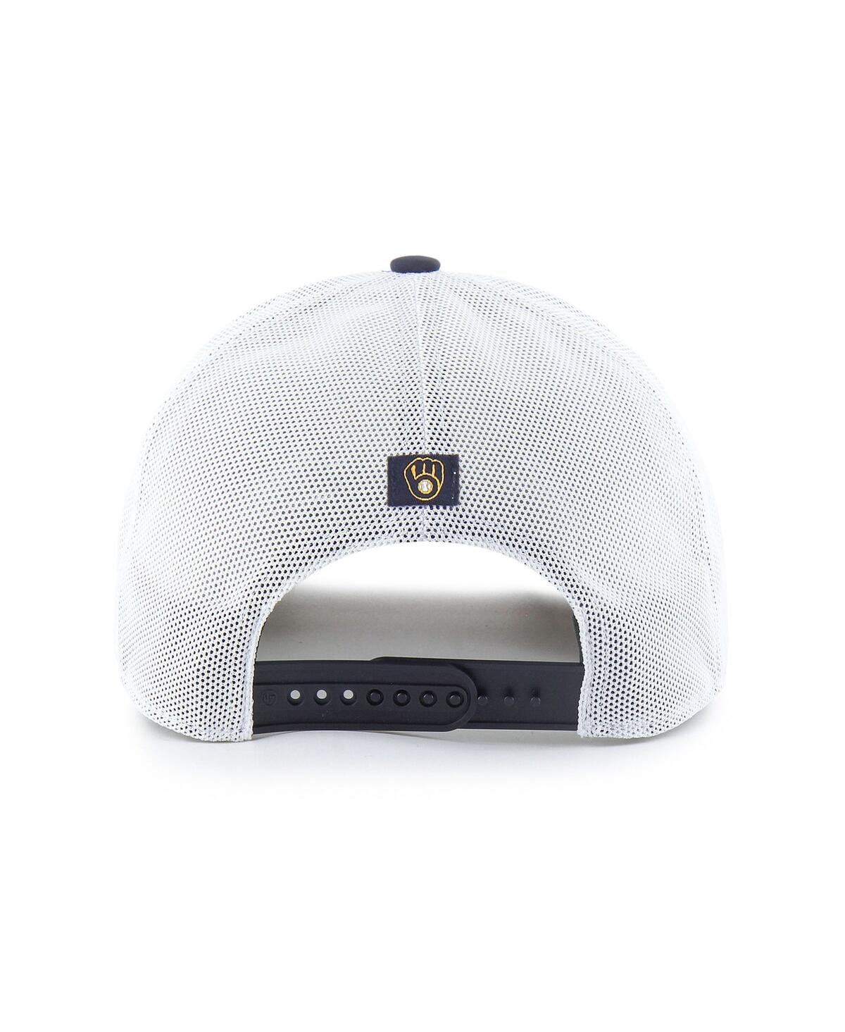 '47 Brand Men's Navy/White Milwaukee Brewers Fairway Trucker Adjustable Hat