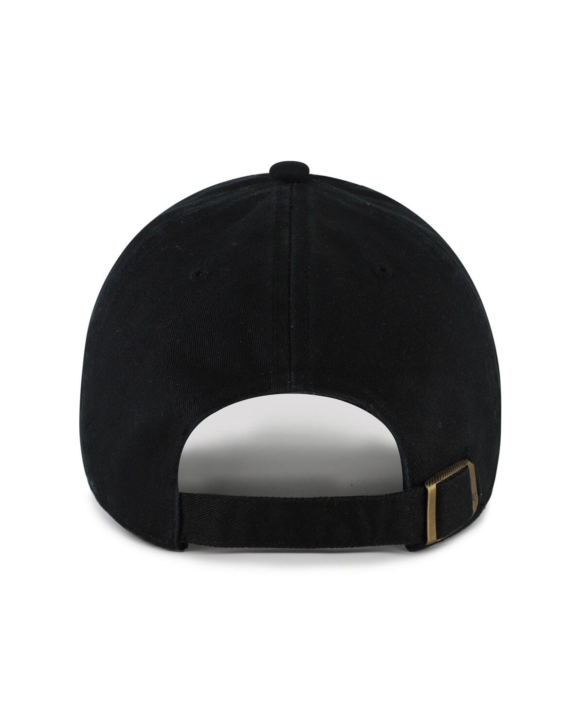 47 Brand Women's Black Baltimore Orioles Ariana Clean Up Adjustable Hat In Brown