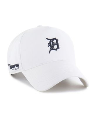 '47 Brand - Men's White Detroit Tigers Foundational Pinch Offside Adjustable Hat