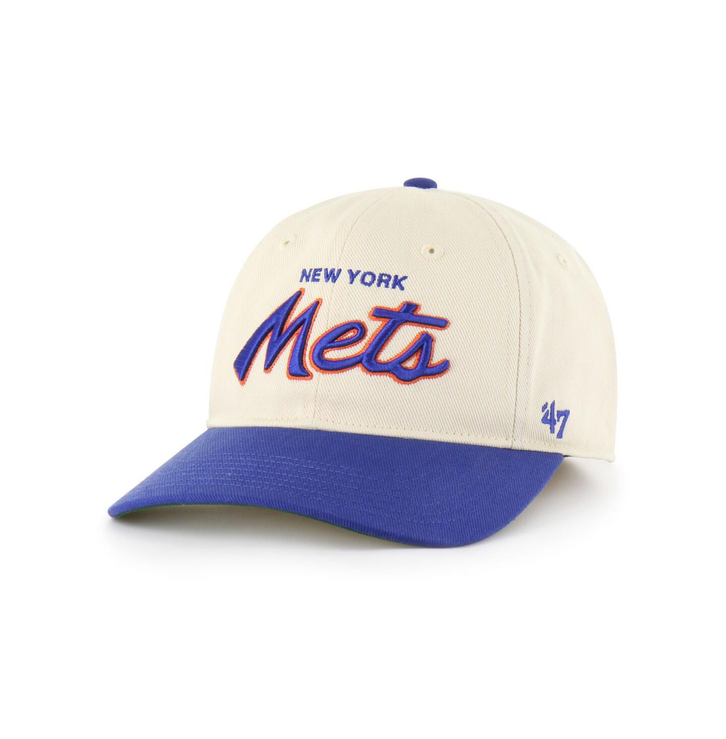 Мужская кепка '47 Brand Natural New York Mets Crosstown Franchise Fitted Hat — фото 1