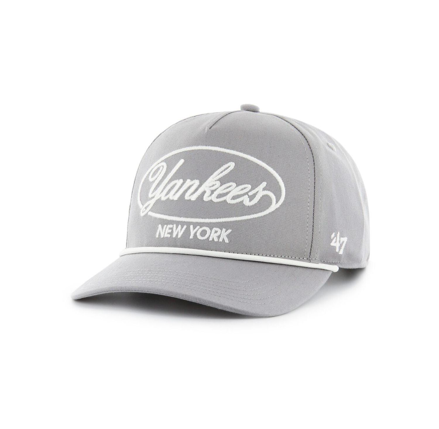 Men's Gray New York Yankees Foundational Hitch Adjustable Hat