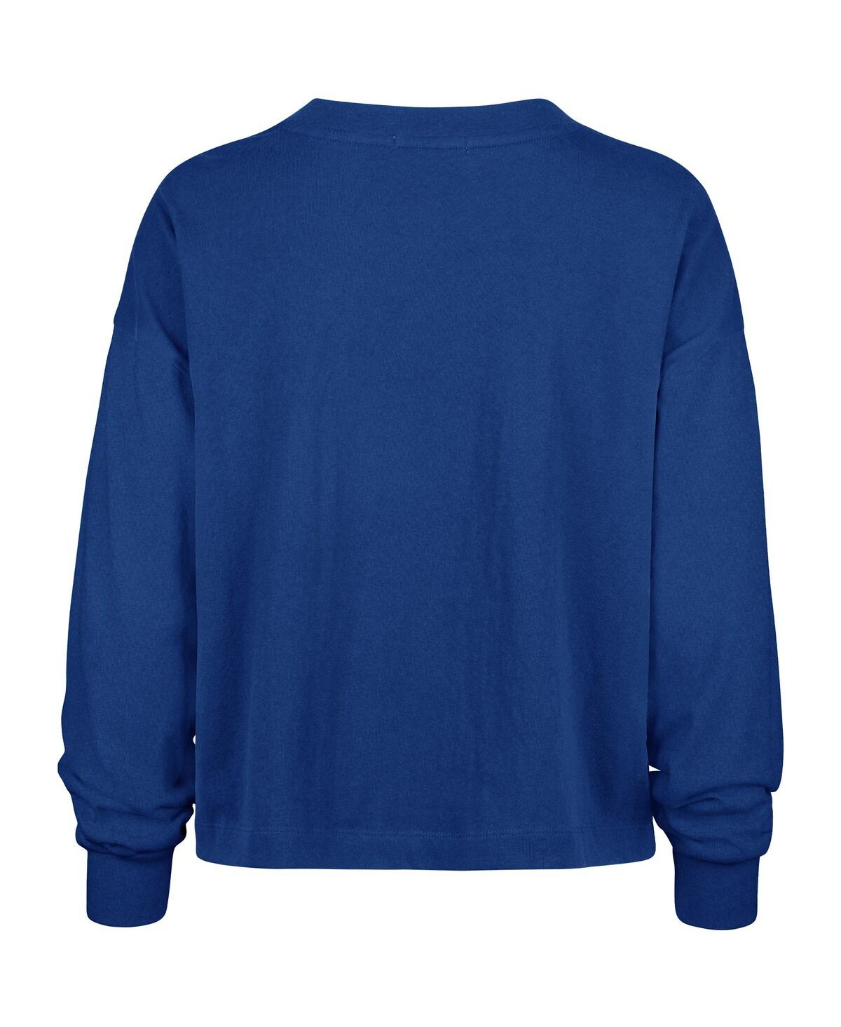 47 Brand '47 Royal Buffalo Bills Outreach City Oversized Long Sleeve T-shirt In Blue