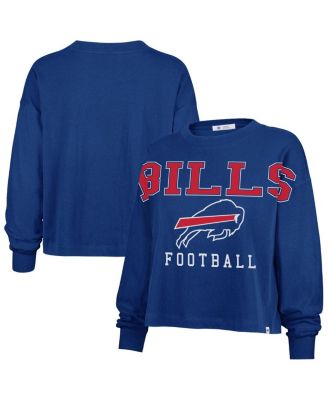 '47 Brand - Women's Royal Buffalo Bills Outreach City Oversized Long Sleeve T-Shirt