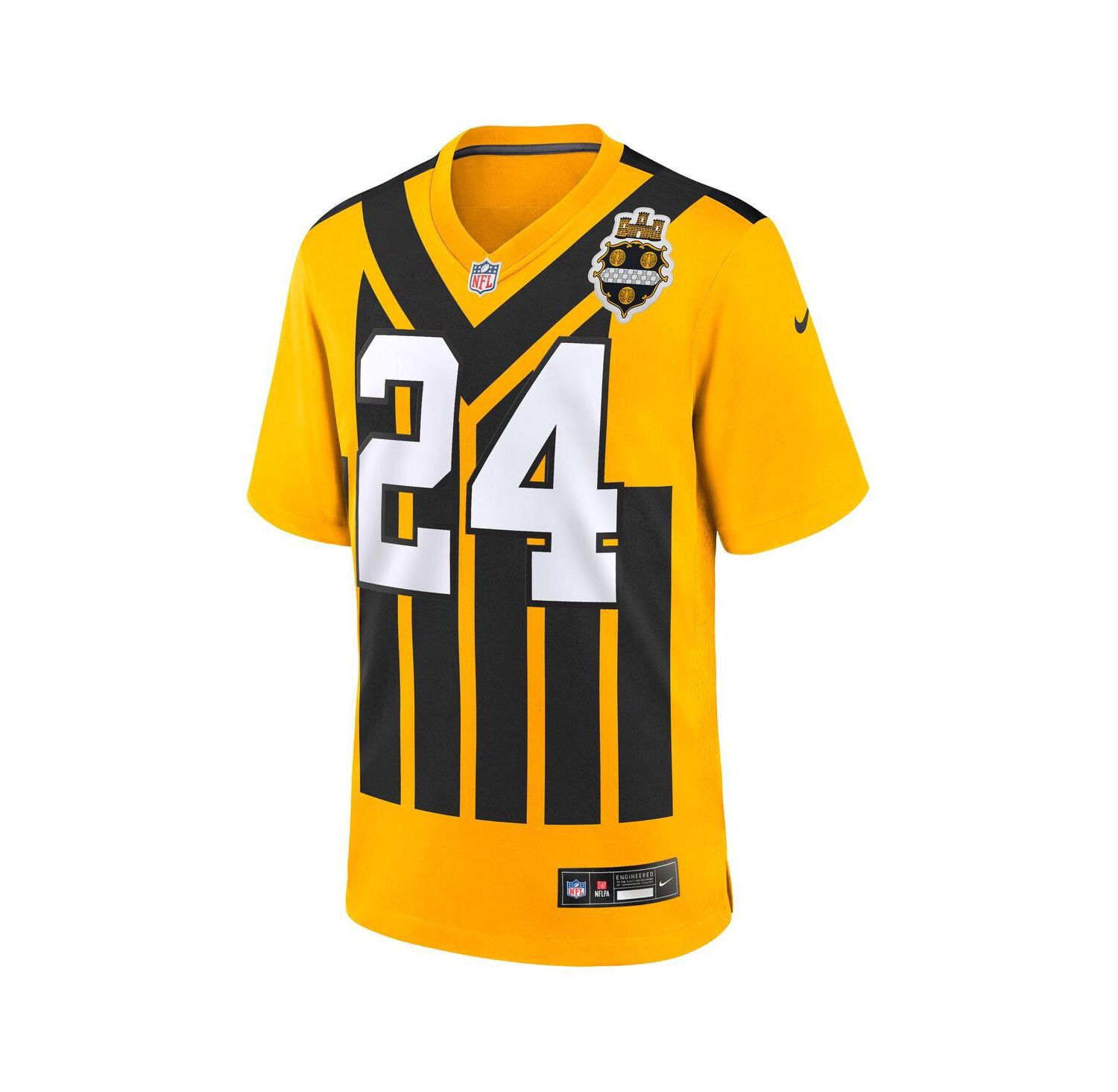 Big Boys and Girls Joey Porter Jr. Gold Pittsburgh Steelers Alternate 1933 Throwback Game Jersey