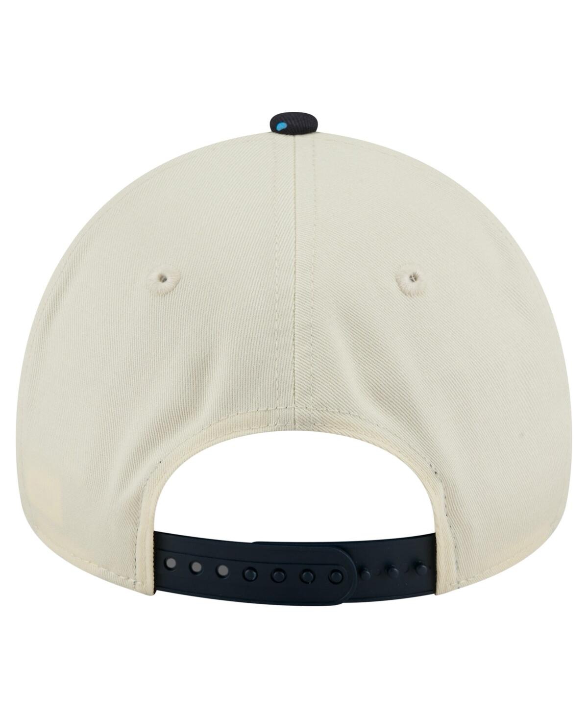 New Era Men's Cream Arizona Diamondbacks Speckle A-frame 9forty Adjustable Hat In White