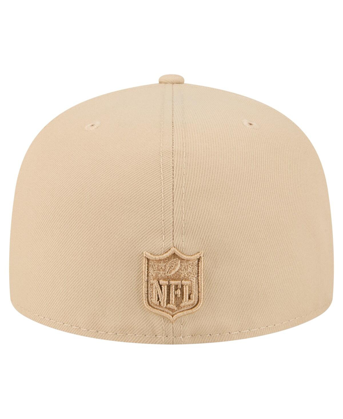 New Era Men's Light Beige Washington Commanders Color Pack A-frame 59fifty Fitted Hat In Sand